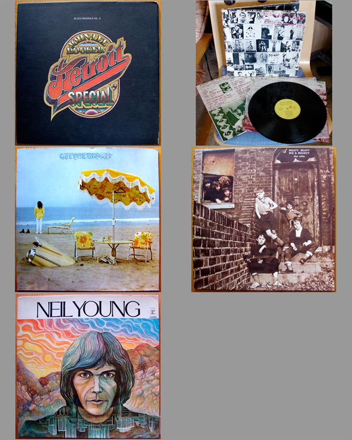 les Stones - Les Who, John Lee Hooker et Neil Young