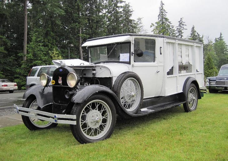 Ford model hearse